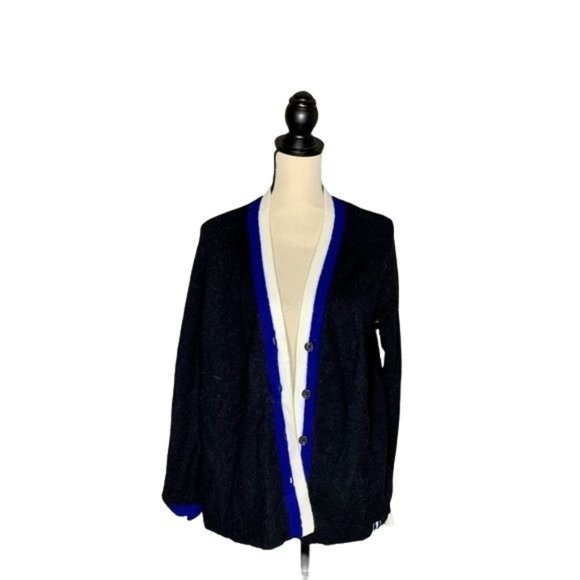 COURT & ROWE Sweaters - COURT AND ROWE Stripe Trim Cardigan Size Small